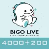 Bigo Live Gold Gift Card 4000 + 200 Diamond Global