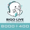 Bigo Live Gold Gift Card 8000 + 400 Diamond Global
