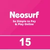 Neosurf Gift Card 15 Eur Neosurf Europa