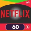 Netflix Gift Card 60 USD US