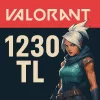 VALORANT Gift Card 1230 TRY - Riot Key - TURKEY