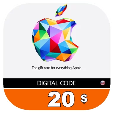 Apple iTunes Gift Card 20 USD - iTunes Key - UNITED STATES