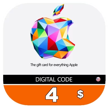 Apple iTunes Gift Card 4 USD - iTunes Key - UNITED STATES