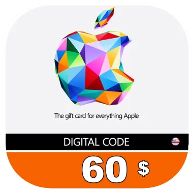 Apple iTunes Gift Card 60 USD - iTunes Key - UNITED STATES