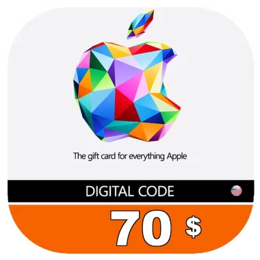Apple iTunes Gift Card 70 USD - iTunes Key - UNITED STATES