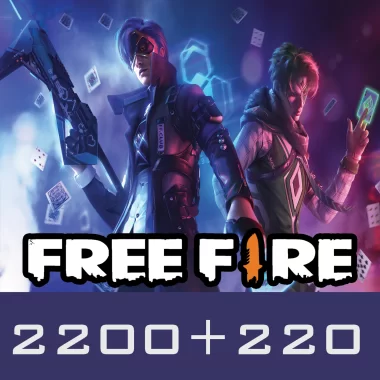 Garena Free Fire Gift Card 2200 + 220 Diamond Global Key