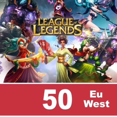 League Of Legends Gift Card 50 Eur - Eu West