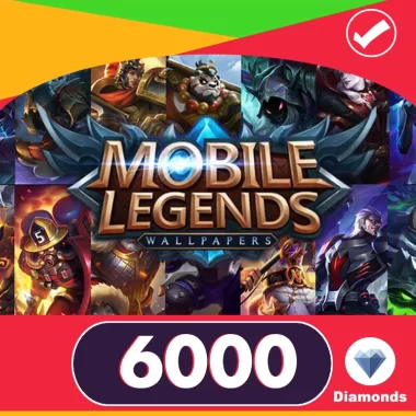 Mobile Legends Gift Card 6000 Diamonds Global