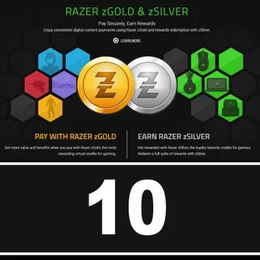 Razer Gold 10 EUR - Razer Key - EU Gift Card
