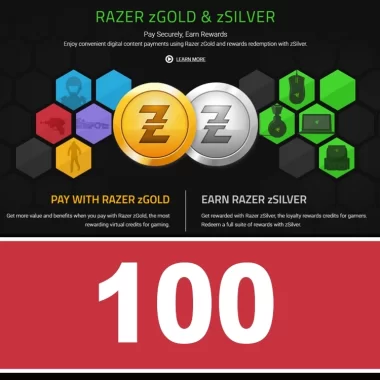 Razer Gold 100 Eur - Razer Key - Eu Gift Card