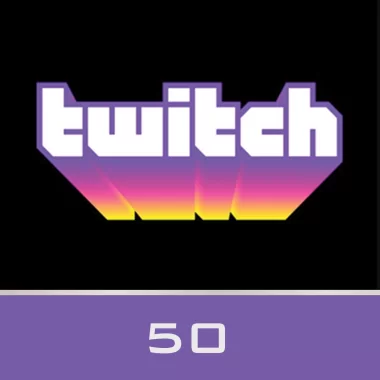 Twitch Gift Card 50 USD US