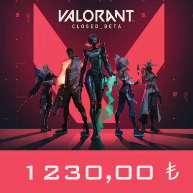 VALORANT Gift Card 1230 TRY - Riot Key - TURKEY