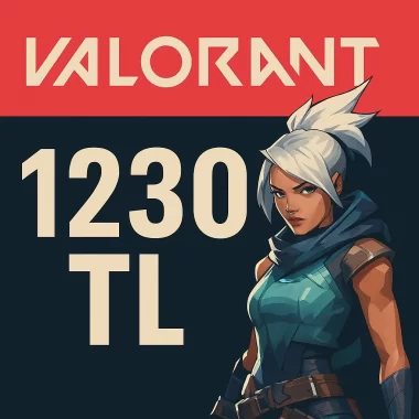 VALORANT Gift Card 1230 TRY - Riot Key - TURKEY