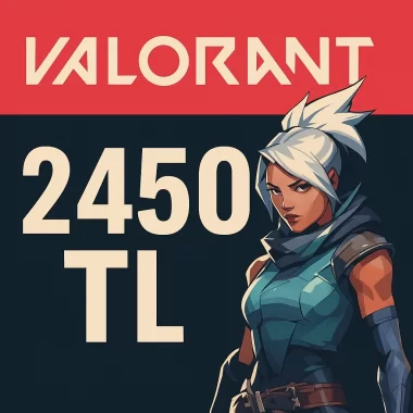 VALORANT Gift Card 2450 TRY - Riot Key - TURKEY