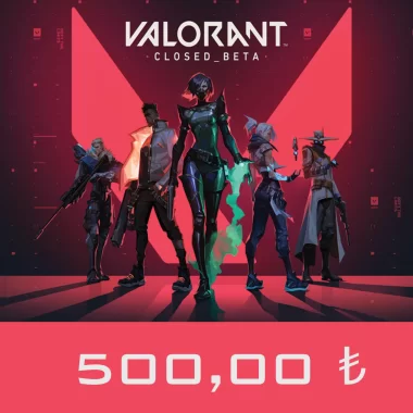 VALORANT Gift Card 500 TRY - Riot Key - TURKEY