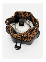 Lucia Model Leopar Desenli Ayarlanabilir Düğüm Askılı Bucket Çanta