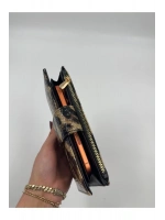 Telefon Bölmeli Parlak Deri Büyük Boy Cüzdan