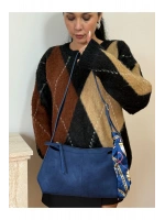 Kadın Delfin Model Fularlı Omuz & Çapraz Çanta