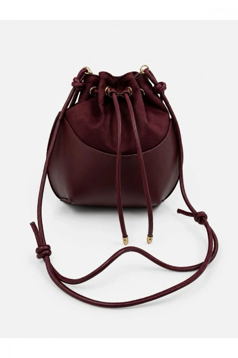 Lucia Model Bordo Ayarlanabilir Düğüm Askılı Bucket Çanta