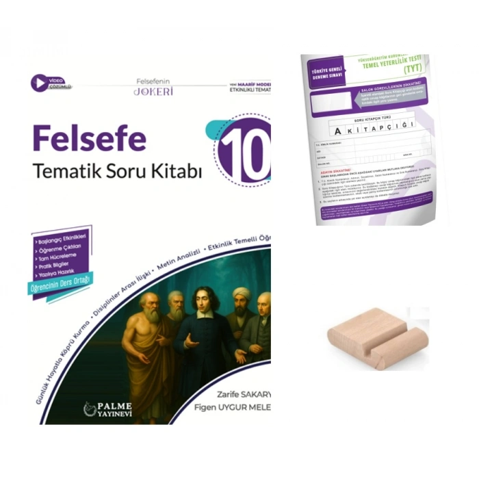 10.Sınıf Felsefe Tematik Soru Bankası -Maarif Model 2027+TYT Deneme+Telefon Tutucu