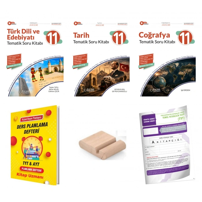 11.Sınıf Tarih Coğ Edb Tematik Soru Kitabı-Maarif Model 2027+TYT Deneme+Tlf Tutucu+Plan Deft