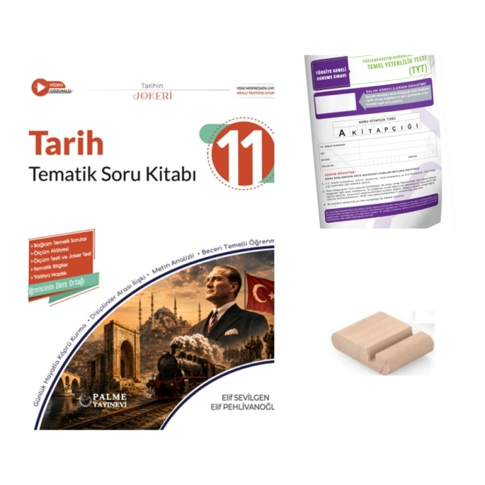 11.Sınıf Tarih Tematik Soru Kitabı-Maarif Model 2027+TYT Deneme+Telefon Tutucu