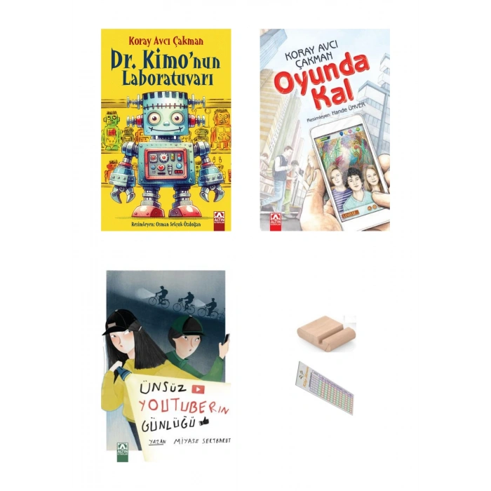 12 -14 Yaş Teknoloji mi Kitap mı Seti - Ünsüz Youtuber - Dr Kimo - Oyunda Kal ( 6-7-8. Sınıf )