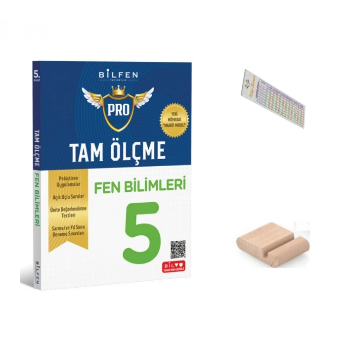 5.Sınıf TAM ÖLÇME Fen Bilimleri Anlatım Etkinlik 2027 MAARİF MODEL +Telefon Tutucu+Çözüm Ayracı