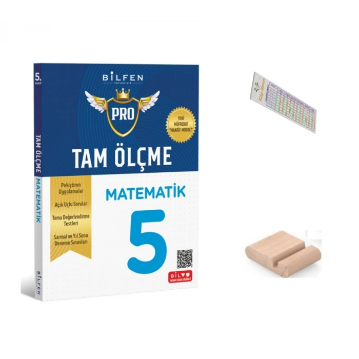 5.Sınıf TAM ÖLÇME Matematik Anlatım Etkinlik 2027 MAARİF MODEL +Telefon Tutucu+Çözüm Ayracı