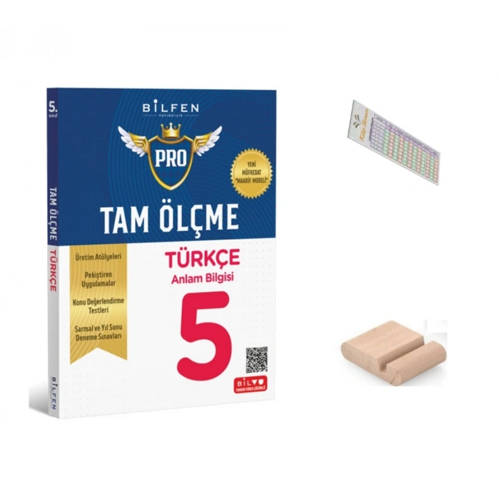 5.Sınıf TAM ÖLÇME Türkçe Anlatım Etkinlik 2027 MAARİF MODEL +Telefon Tutucu+Çözüm Ayracı