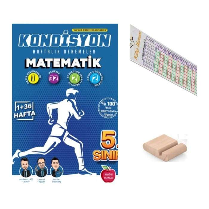 5.Sınıf KONDİSYON Matematik Haftalık Kazanım Deneme 2027 Maarif Modeli+Telefon Tutucu+Çözüm Ayracı