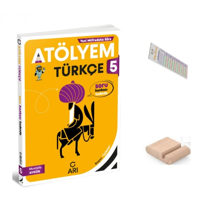 5.Sınıf Türkçe Atölyem 2027 Maarif Model +Telefon Tutucu +Çözüm Ayracı