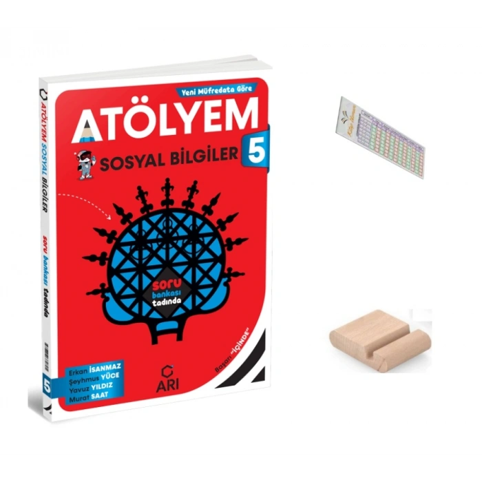 5.Sınıf Matematik Atölyem 2027 Maarif Model +Telefon Tutucu +Çözüm Ayracı