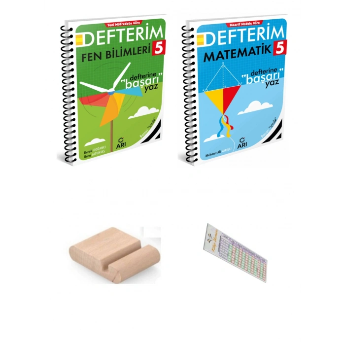 5.Sınıf Fen Bilgisi Matematik Defterim 2027 Maarif Model +Telefon Tutucu +Çözüm Ayracı