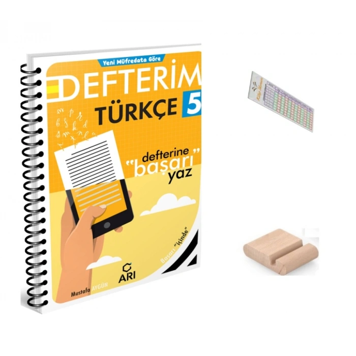 5.Sınıf Türkçe Defterim 2027 Maarif Model +Telefon Tutucu +Çözüm Ayracı