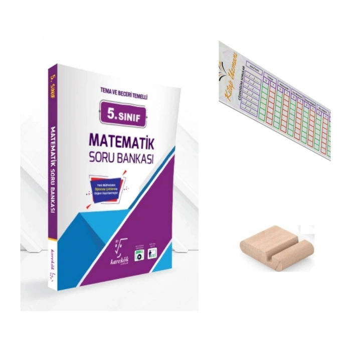 5.Sınıf Matematik Soru Bankası 2027 Maarif Model +Çözüm Ayracı+Telefon Tutucu