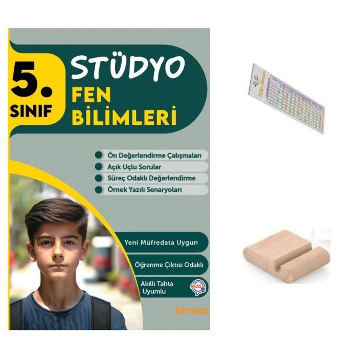 5.Sınıf Stüdyo Fen Bilgisi Soru Bankası 2026 Maarif Müfredat+Telefon Tutucu+Çözüm Ayracı