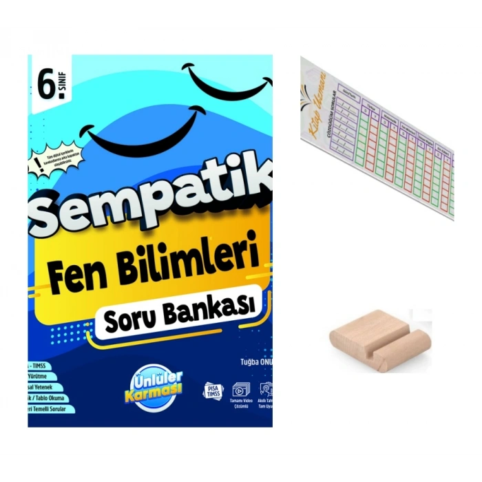 6.Sınıf Sempatik Fen Bilimleri Soru Bankası Maarif 2027 +Telefon Tutucu+Çözüm Ayracı