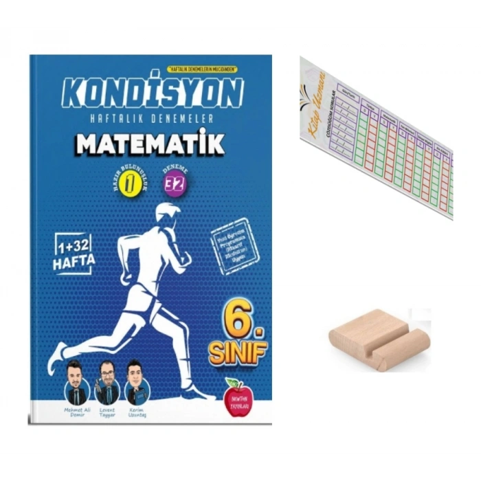 6.Sınıf KONDİSYON Matematik Haftalık Kazanım Deneme 2027 Maarif Modeli+Telefon Tutucu+Çözüm Ayracı