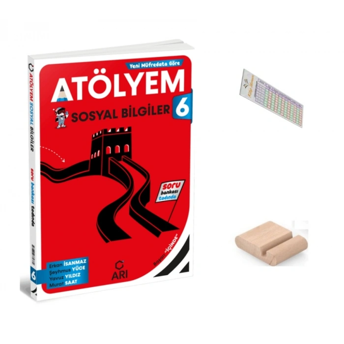 6.Sınıf Sosyal Bilgiler Atölyem 2027 Maarif Model +Telefon Tutucu +Çözüm Ayracı