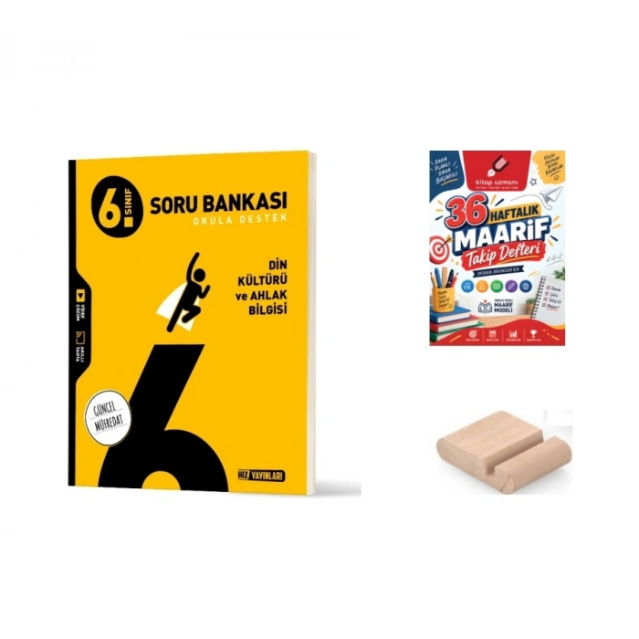 6. Sınıf Din Kültürü Soru Bankası+Çözüm Ayracı+Telefon Tutucu