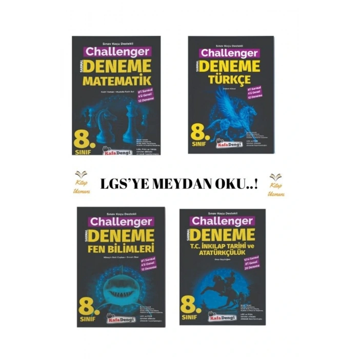 LGS Challenger 4 Branş Denemesi ( Türkçe + Matematik + Fen  + İnkılap   Branş Denemeleri)