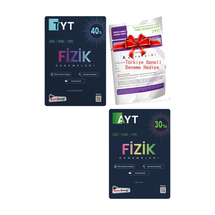 TYT Fizik ve AYT Fizik Branş Denemeleri + TYT Türkiye Geneli Deneme HEDİYE