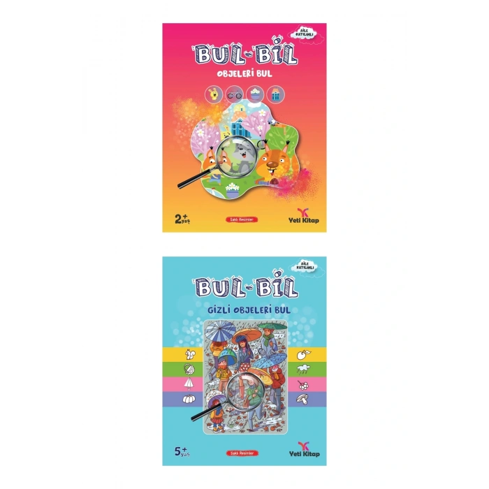 2 - 5 Yaş Bul - Bil Gizli Objeleri Bul Hidden Pictures 2 Kitap