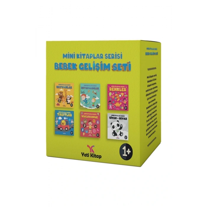 0-2 Yaş Bebek Gelişim - İlk Kitabım Serisi (0-24 Ay Bebek Kitapları) 6 Kitap Kutulu Set