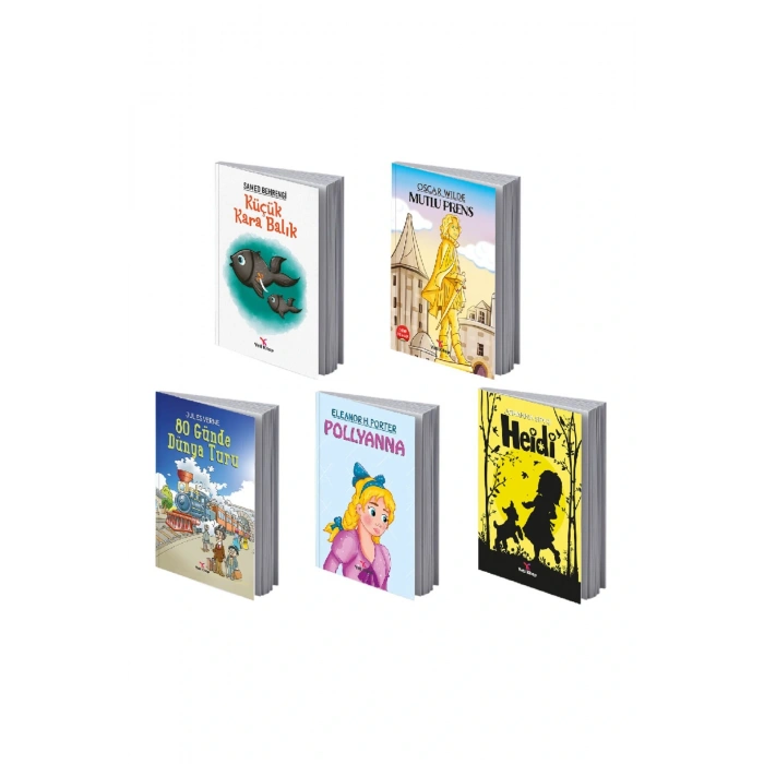 9-12 Yaş Çocuk Klasikleri 5 Kitap - Meb Tavsiyeli - 100 Temel Eser Okuma Takip Ayracı