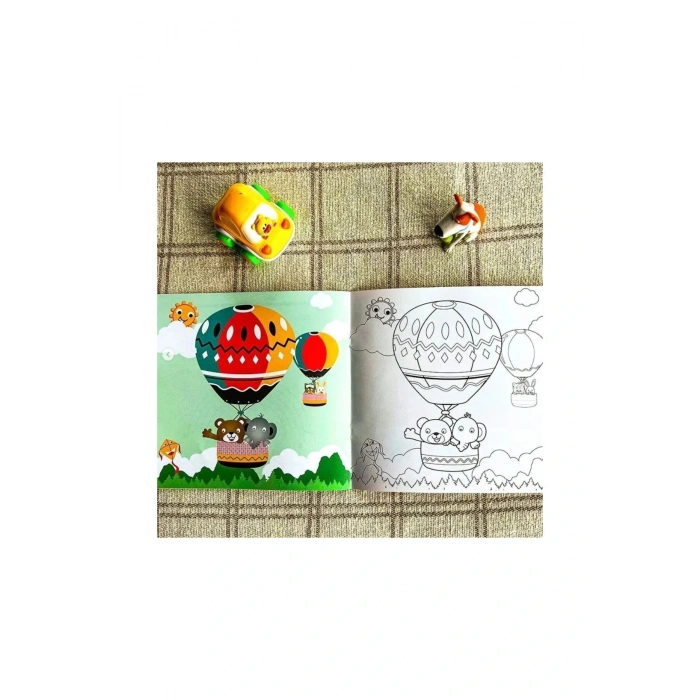 2 -4 Yaş Etkinliklerle Boyama Kitabı 3 lü Set Okuma Takip Ayracı..!