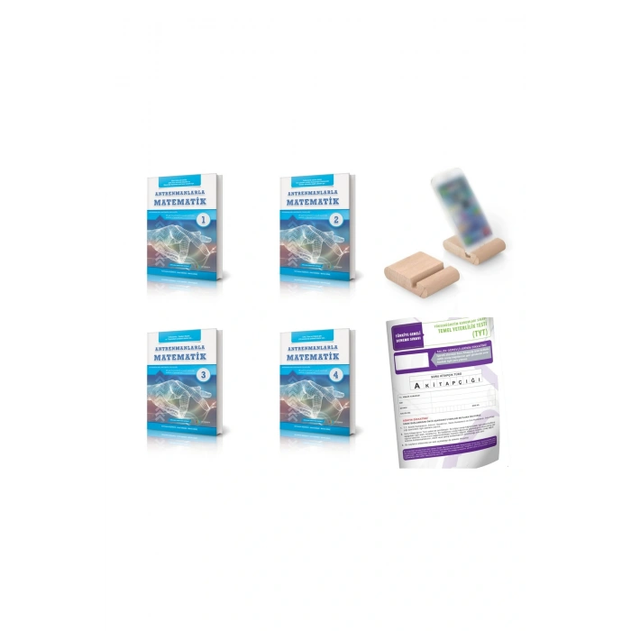 Antrenmanlarla Matematik 1-2-3-4 ( 4 Kitap) + Türkiye Geneli Deneme + Telefon Tutucu..!