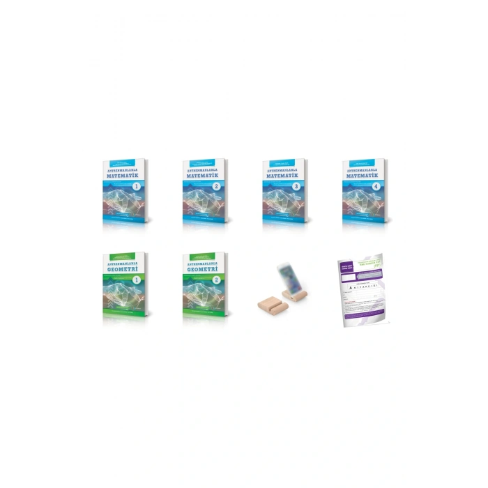 Antrenman Matematik-Geometri TAM SET(Matematik 1-2-3-4 + Geometri 1-2) +TG Deneme+Telefon Tutucu
