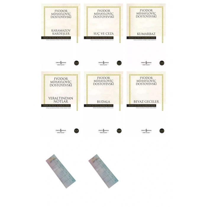 Dostoyevski SETİ (Suç ve Ceza-Karamazov Kardeşler-Kumarbaz-Budala-Yer Altından Notlar-Beyaz Geceler)